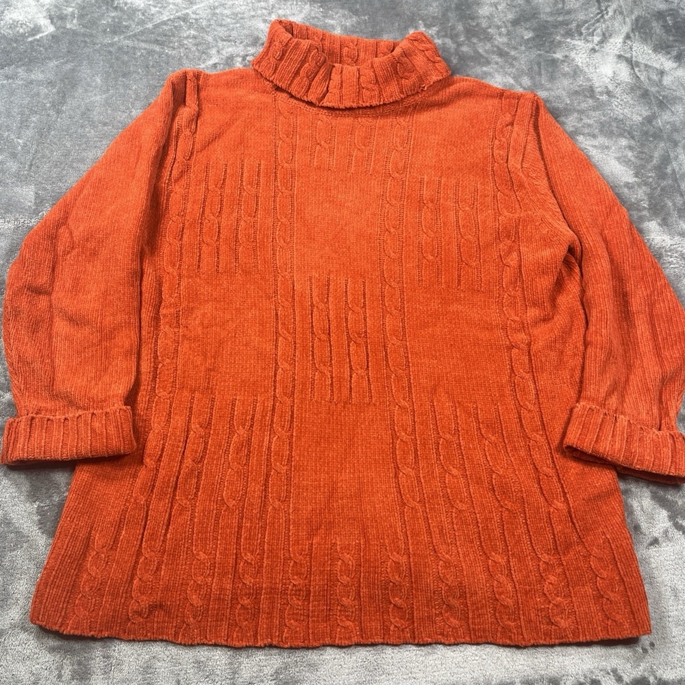 Vintage Designers Originals Studio Sweater Womens Medium Cable Knit Chunky EUC